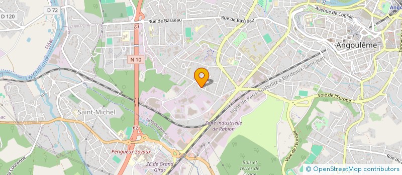localisation de l'entreprise SARL J. MONTANOLA ET FILS à ANGOULEME