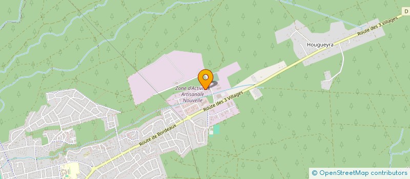 localisation de l'entreprise SARL J. NEVES  AUDENGE