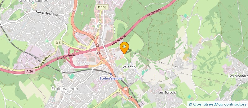 localisation de l'entreprise SARL J.P. à ECOLE-VALENTIN