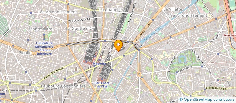 localisation de l'entreprise SARL J.P.M. EXPRESS à PARIS