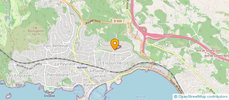 localisation de l'entreprise SARL J.P.N à BANDOL