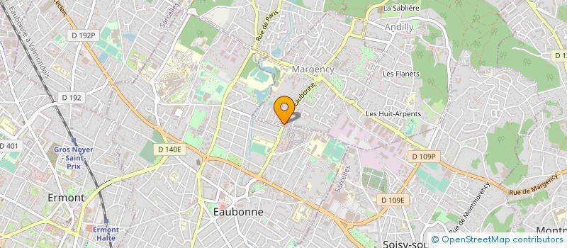 localisation de l'entreprise SARL J. PAIS à MARGENCY