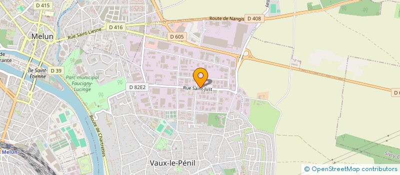 localisation de l'entreprise SARL J PAUL DUFILS à VAUX-LE-PENIL