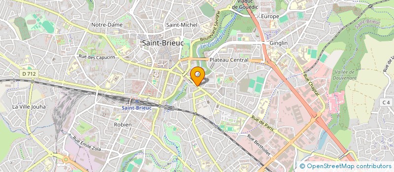 localisation de l'entreprise SARL J RICORDEL à SAINT-BRIEUC