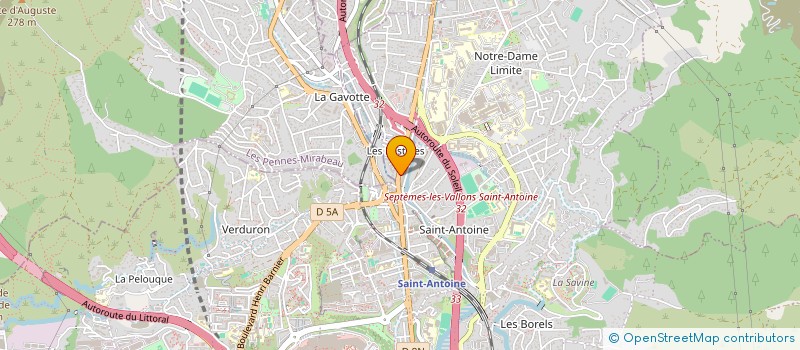 localisation de l'entreprise SARL J.S.A à MARSEILLE
