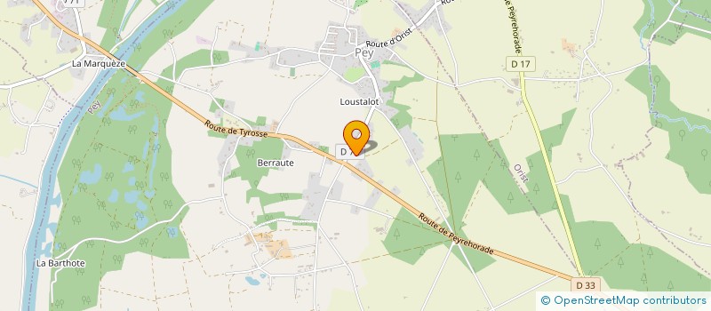 localisation de l'entreprise SARL J.S.O  PEY