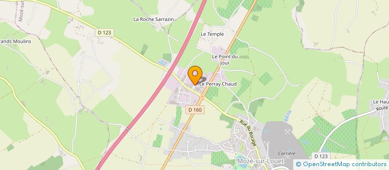 localisation de l'entreprise SARL J.SEIGNEURIN ANCIENS ETS BONNEAU à MOZE-SUR-LOUET