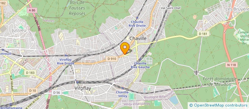 localisation de l'entreprise SARL J3C AUTOS à CHAVILLE