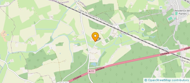 localisation de l'entreprise SARL J3D  MONTFORT-LE-GESNOIS