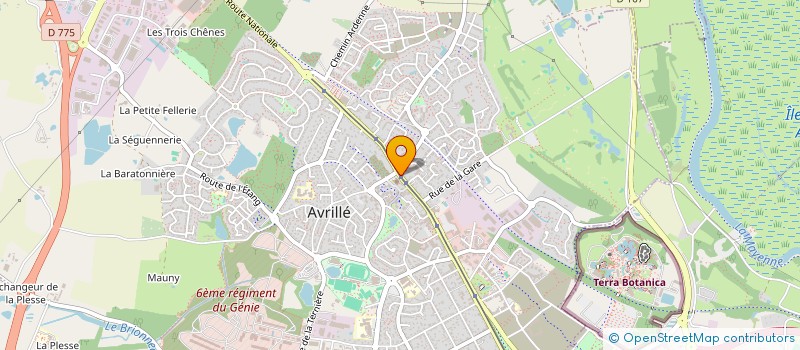 localisation de l'entreprise SARL JACC à AVRILLE