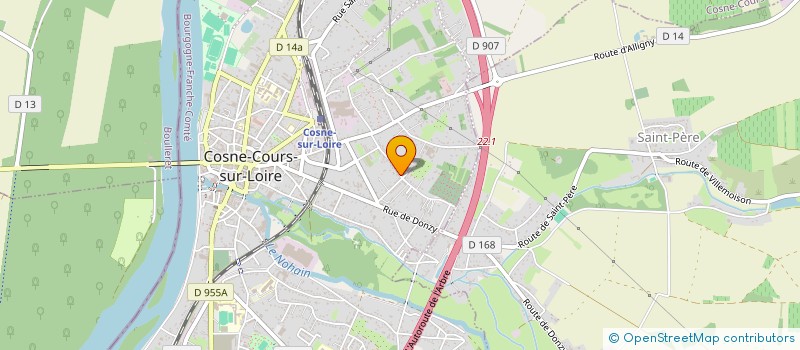 localisation de l'entreprise SARL JACK NET à COSNE-COURS-SUR-LOIRE