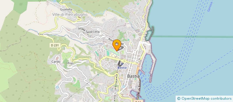 localisation de l'entreprise SARL JACKIE NETTOYAGE à BASTIA