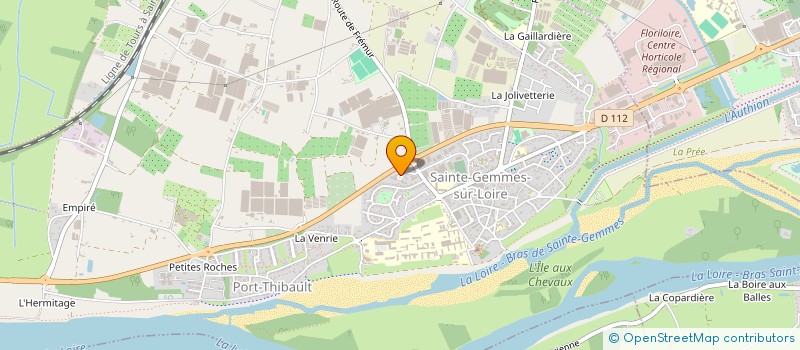 localisation de l'entreprise SARL JACKY DURAND  SAINTE-GEMMES-SUR-LOIRE