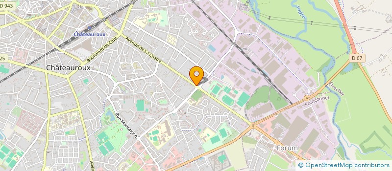 localisation de l'entreprise SARL JACKY MOREAU à CHATEAUROUX