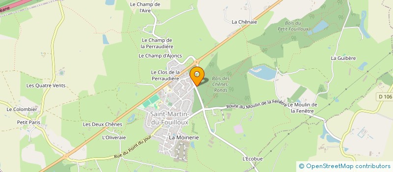 localisation de l'entreprise SARL JACO GARMENT DIFFUSION  SAINT-MARTIN-DU-FOUILLOUX