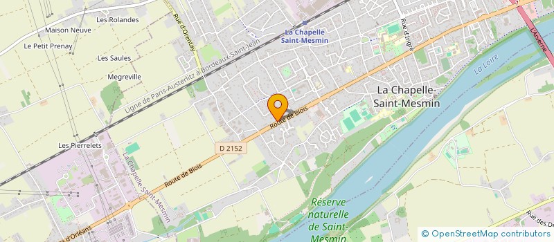 localisation de l'entreprise SARL JACOB DA SILVA à CHAINGY