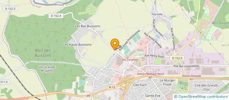 localisation de l'entreprise SARL JACQUATER à DREUX