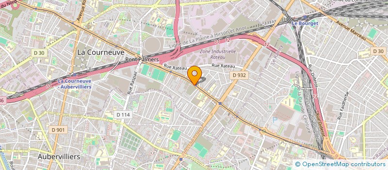 localisation de l'entreprise SARL JACQUES à LA COURNEUVE