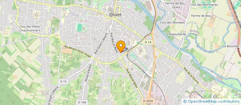 localisation de l'entreprise SARL JACQUES à OLIVET