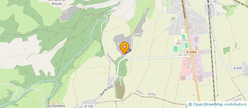 localisation de l'entreprise SARL JACQUES BOUCHET  GANNAT