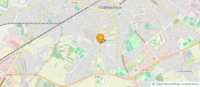 localisation de l'entreprise SARL JACQUES COIFFURE à CHATEAUROUX