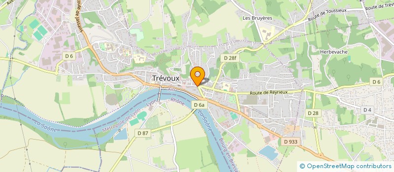 localisation de l'entreprise SARL JACQUES ET DOMINIQUE à TREVOUX