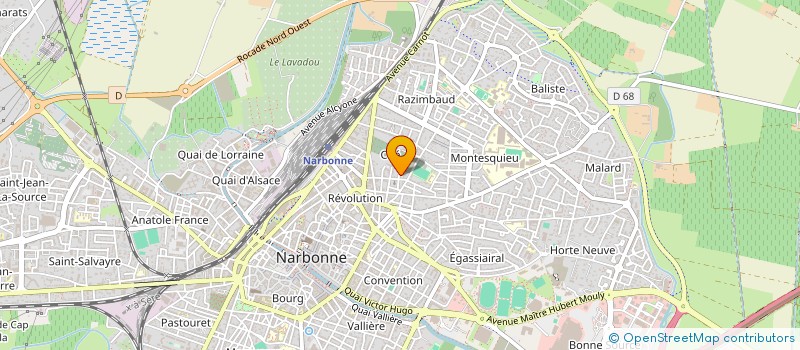 localisation de l'entreprise SARL JACQUES ET ROBERT MARTINEZ BATIMENT à NARBONNE