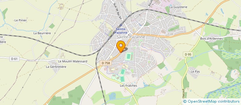 localisation de l'entreprise SARL JACQUES NOURY TRANSPORTS à SAINTE-PAZANNE