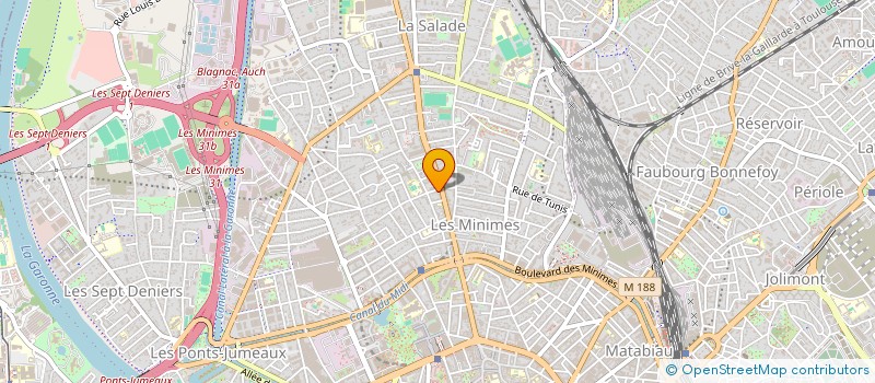 localisation de l'entreprise SARL JACQUES TOUTANT à TOULOUSE