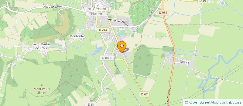 localisation de l'entreprise SARL JACQUET à SAINT-GENGOUX-LE-NATIONAL