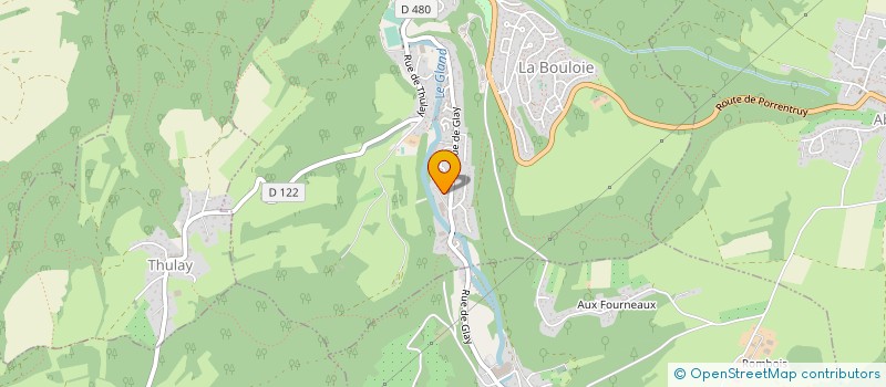 localisation de l'entreprise SARL JACQUET à HERIMONCOURT