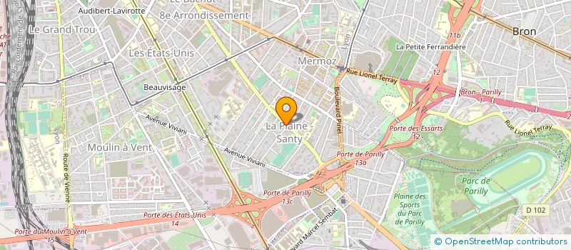 localisation de l'entreprise SARL JACQUEVAIRE à LYON