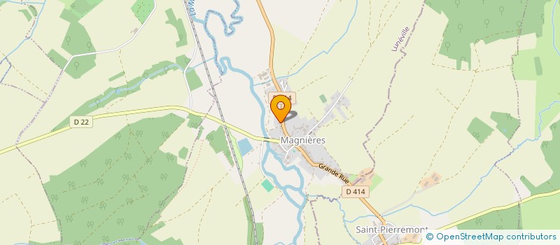 localisation de l'entreprise SARL JACQUOT AUTOMOBILES  MAGNIERES