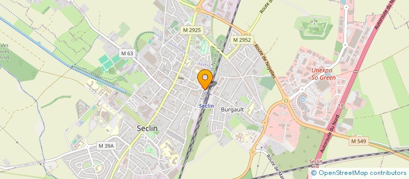 localisation de l'entreprise SARL JADE  SECLIN