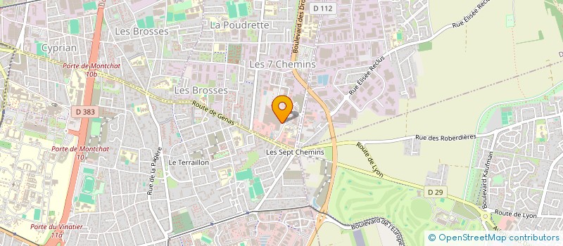localisation de l'entreprise SARL JADE à VAULX-EN-VELIN