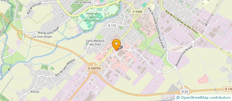 localisation de l'entreprise SARL JADEAU à FONTENAY-LE-COMTE