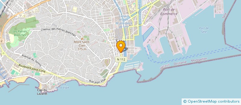 localisation de l'entreprise SARL JADEO à SETE