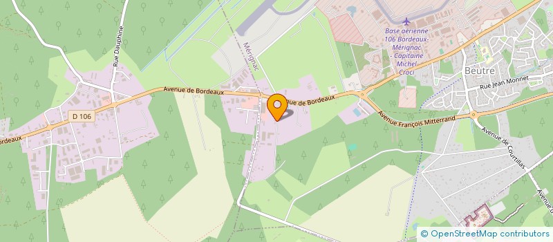 localisation de l'entreprise SARL JADES  MERIGNAC