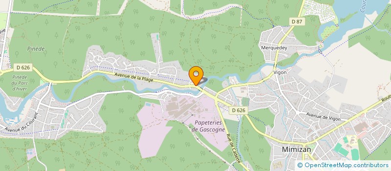 localisation de l'entreprise SARL JADHYS  MIMIZAN