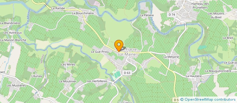 localisation de l'entreprise SARL JAEL à SAINT-FIACRE-SUR-MAINE