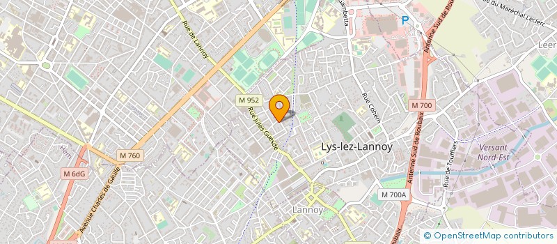 localisation de l'entreprise SARL JAF à LYS-LEZ-LANNOY