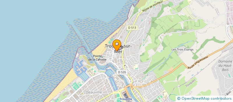 localisation de l'entreprise SARL JAG à TROUVILLE-SUR-MER