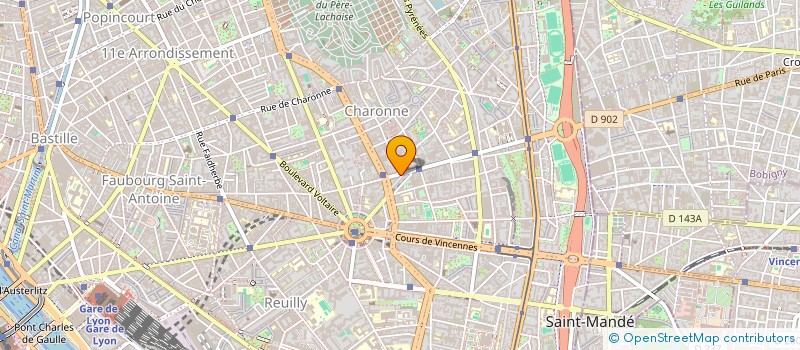 localisation de l'entreprise SARL JAGA DIFFFUSION  PARIS