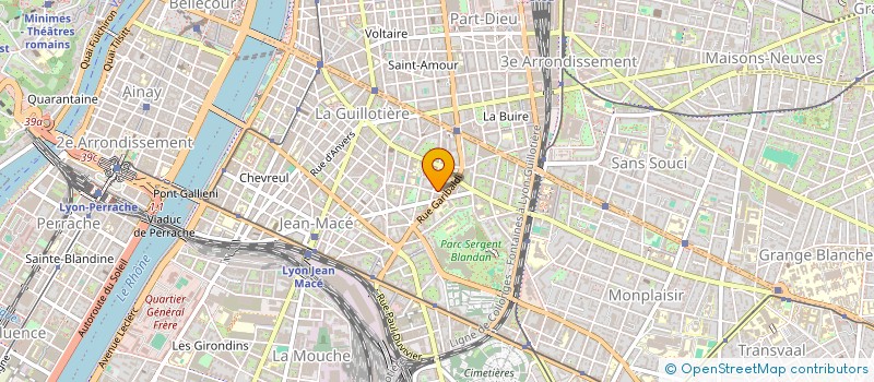 localisation de l'entreprise SARL JAILLET VACHET SAV à LYON
