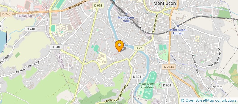 localisation de l'entreprise SARL JAL IMMOBILIER à MONTLUCON
