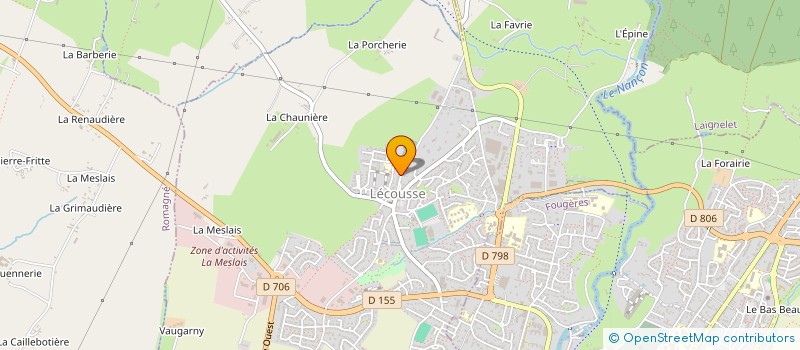 localisation de l'entreprise SARL JALAM à LECOUSSE