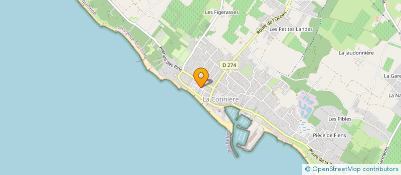 localisation de l'entreprise SARL JALOUXA ATLANTIC  SAINT-PIERRE-D'OLERON