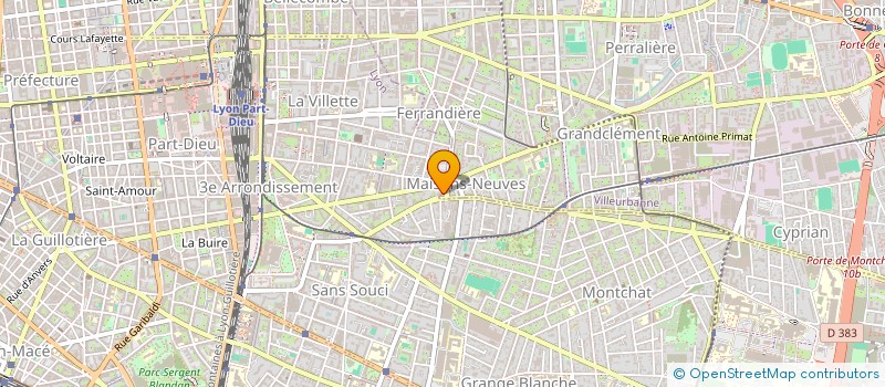 localisation de l'entreprise SARL JAMEJE PEINTURE  LYON