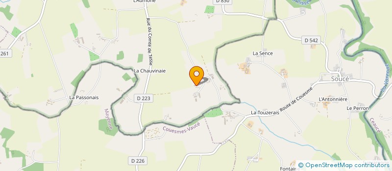 localisation de l'entreprise SARL JAMELOT VOLAILLES à SAINT-FRAIMBAULT