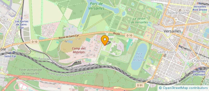 localisation de l'entreprise SARL JAMIN à VERSAILLES